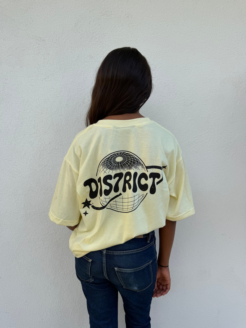 D1S7RICT T-SHIRT BEIGE