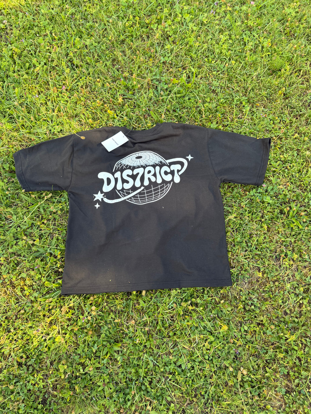 D1S7TRICT T-SHIRT SCHWARZ