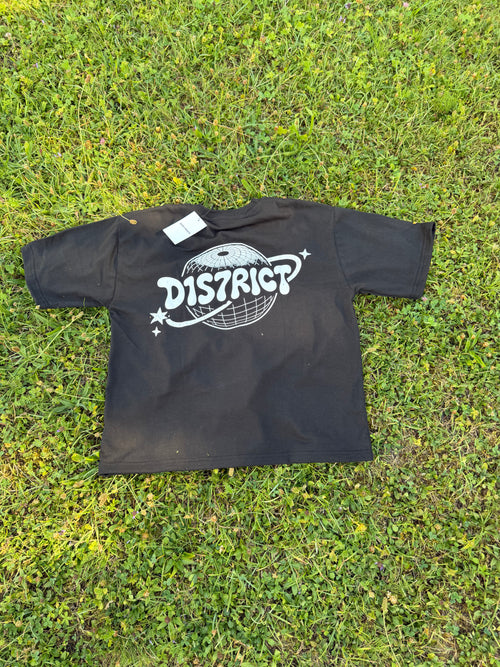 D1S7TRICT T-SHIRT SCHWARZ