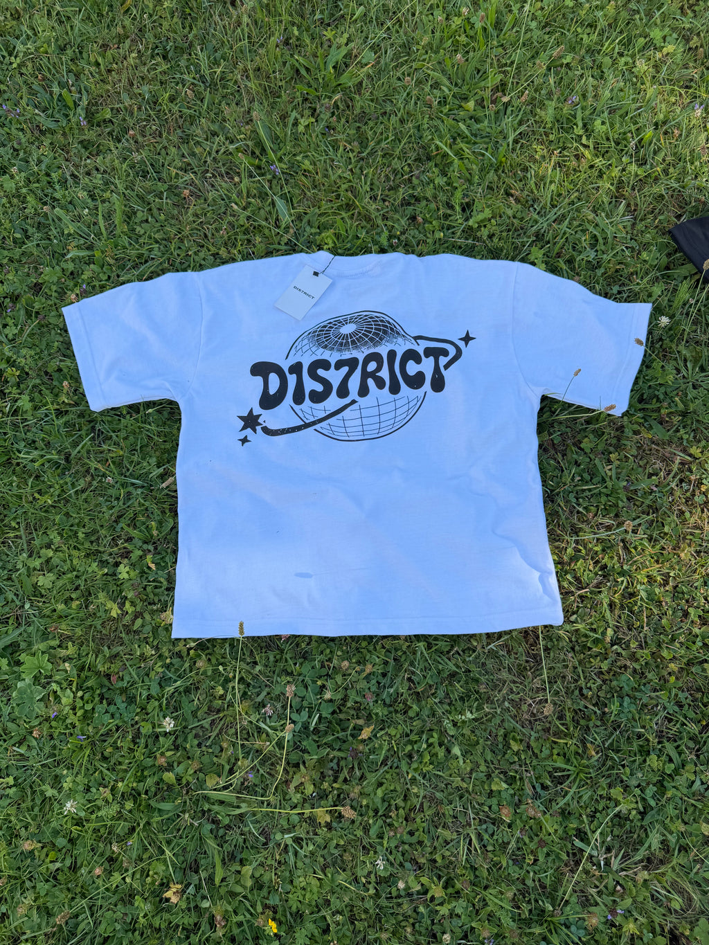 D1S7TRICT T-SHIRT WEISS